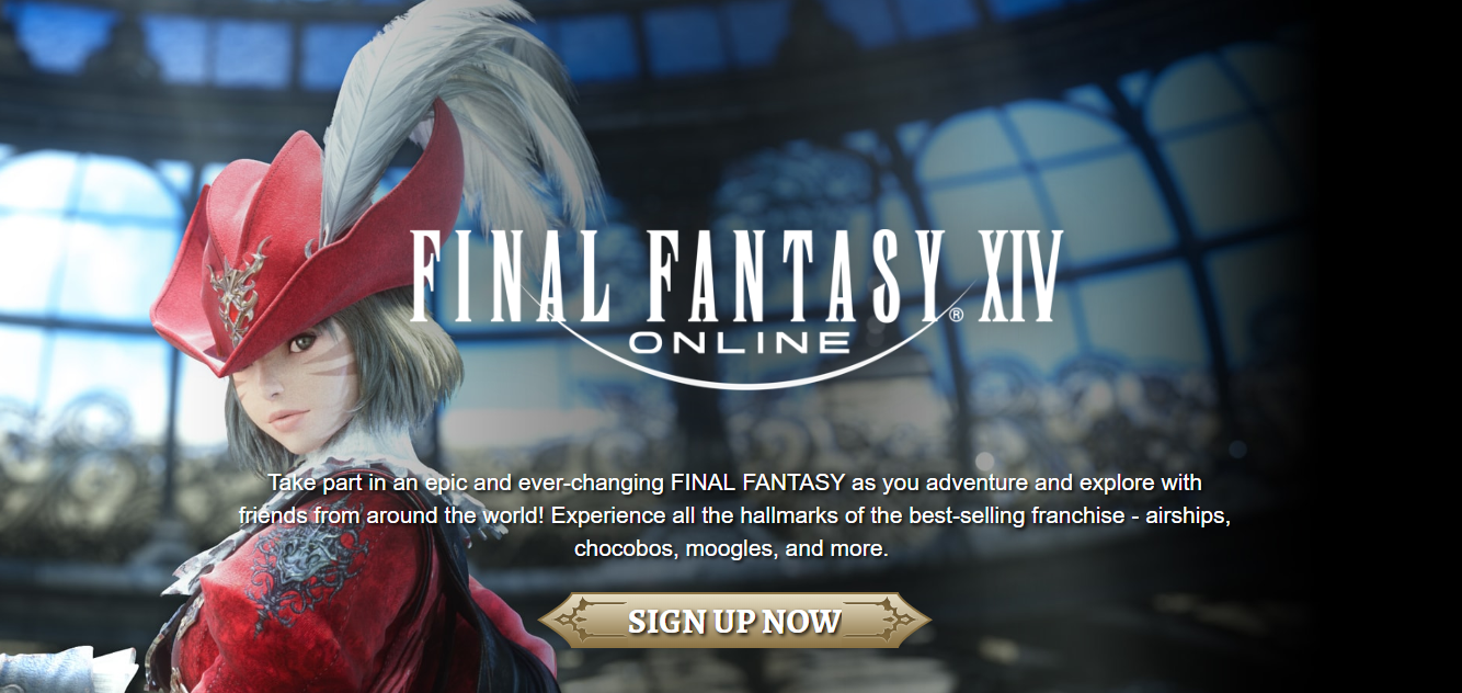 Final Fantasy 4 ad Landing page