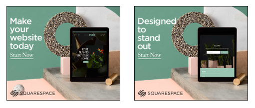 Squarespace image ads